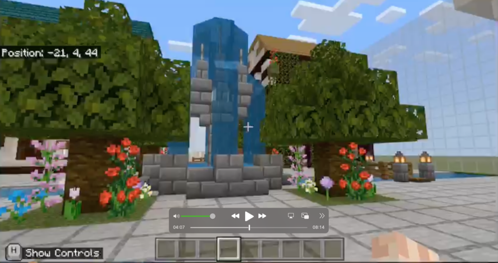 Ontwerp Innovation Waterfront met Minecraft